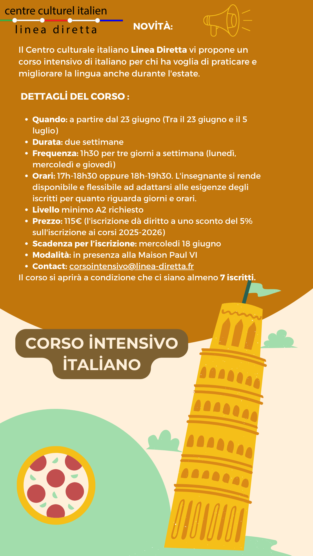 CORSO INTENSIVO Giugno - Luglio 2025